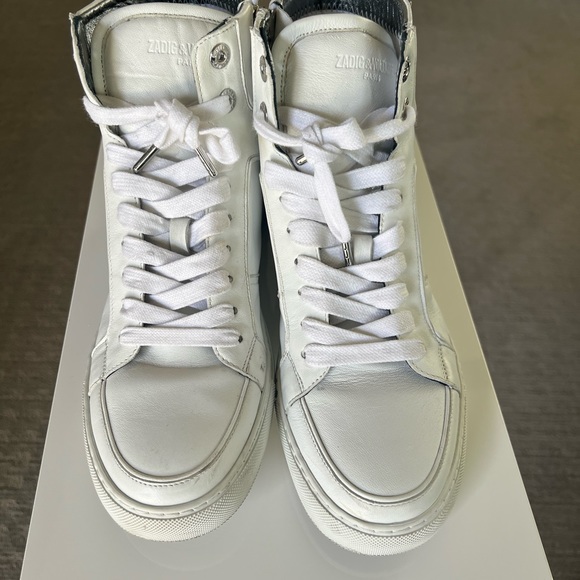 ZADIG AND VOLTAIRE HIGHTOP SNEAKERS - Picture 3 of 8